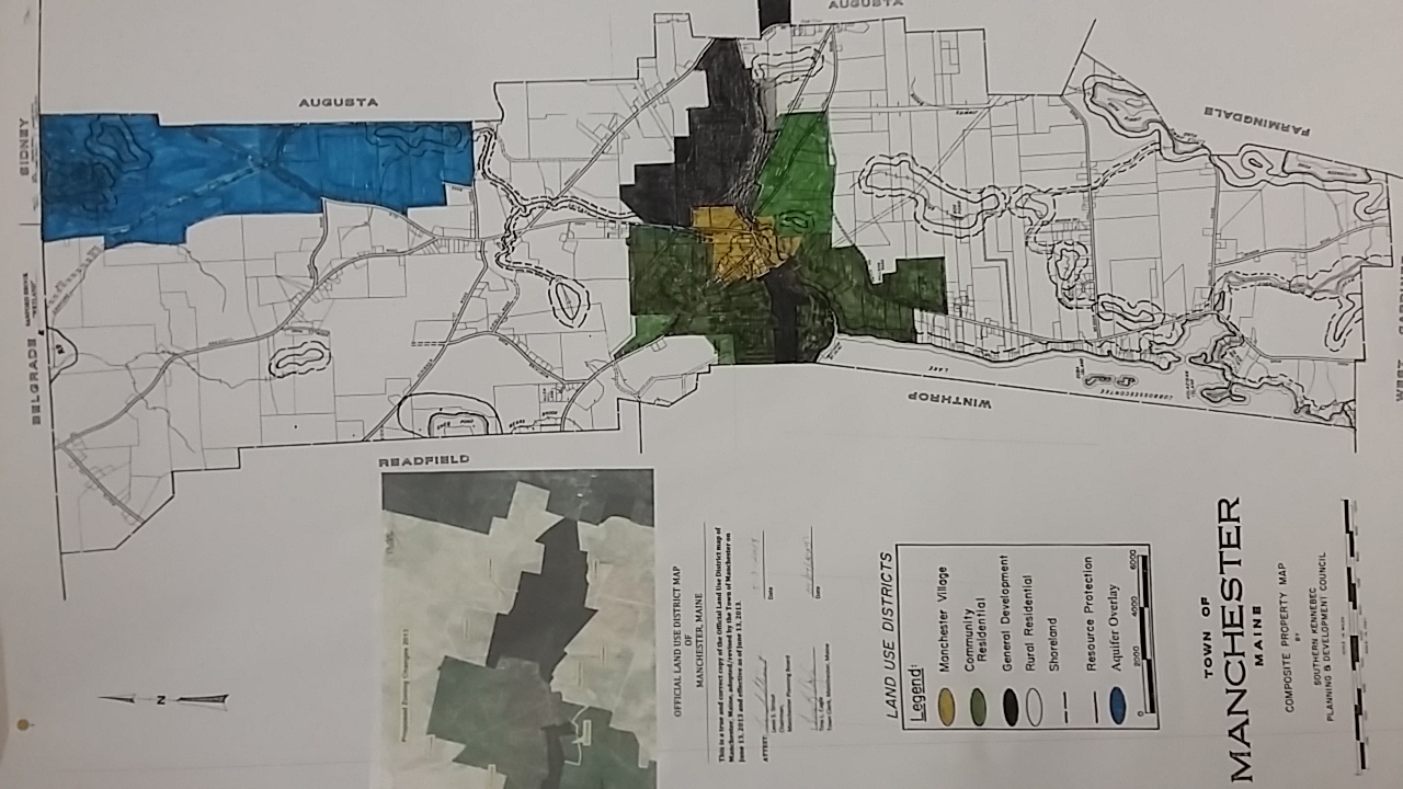 Gray Maine Zoning Map Zoning Map - Manchester, Maine 04351